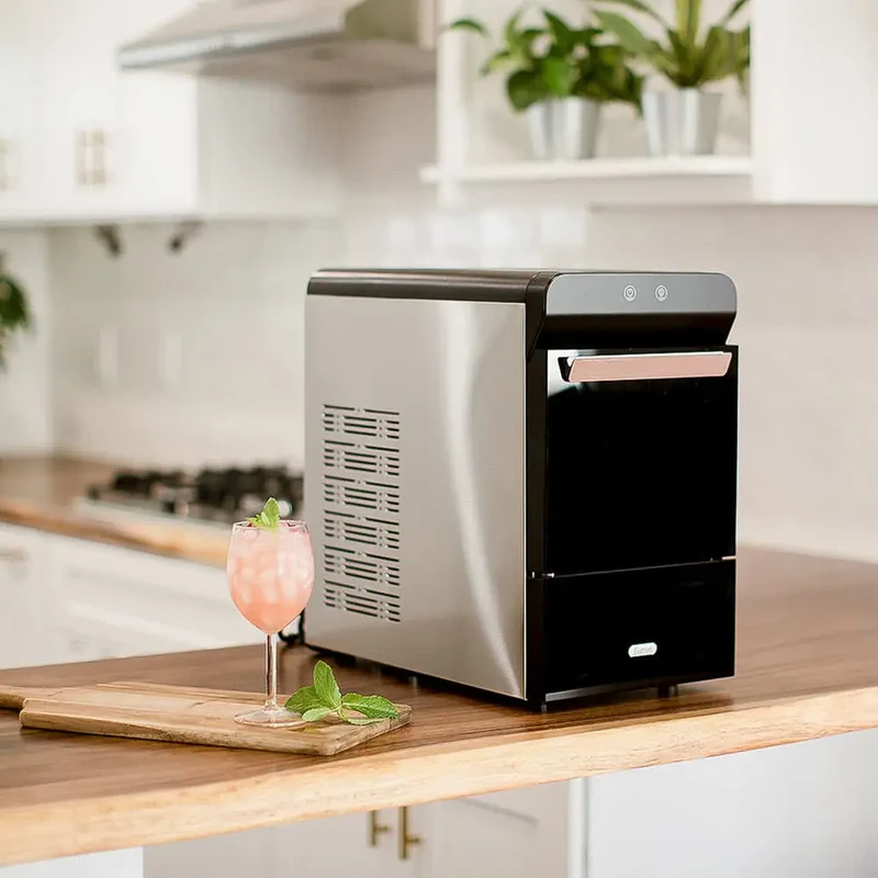 V2.0 Countertop Nugget Ice Maker with Self-Cleaning & 38 lbs/24 hrs Production