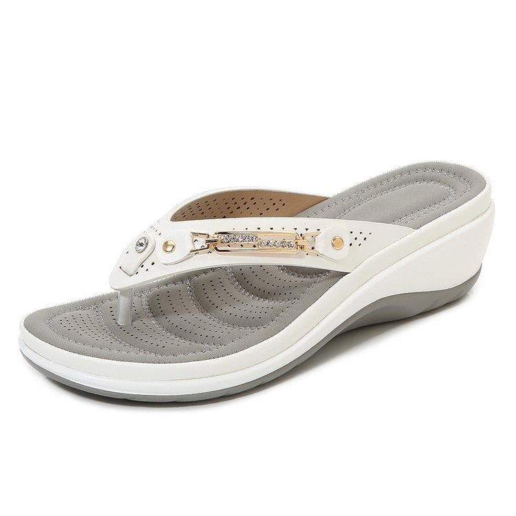 ⏰Final Day 49% OFF｜Women’s Arch Support Cushion Thong Sandals – Soft Sole Flip Flops