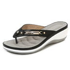 ⏰Final Day 49% OFF｜Women’s Arch Support Cushion Thong Sandals – Soft Sole Flip Flops