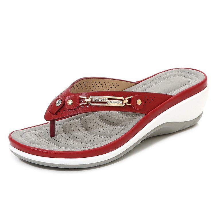 ⏰Final Day 49% OFF｜Women’s Arch Support Cushion Thong Sandals – Soft Sole Flip Flops